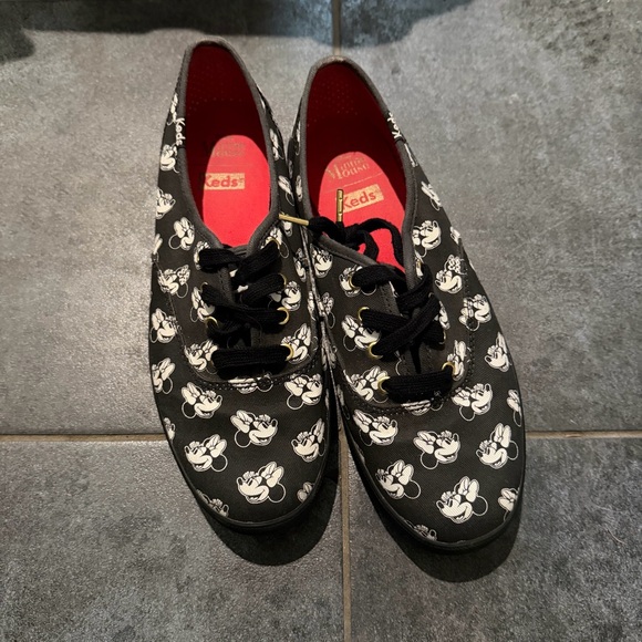 Keds Shoes - Disney sneakers black with Minnie Mouse